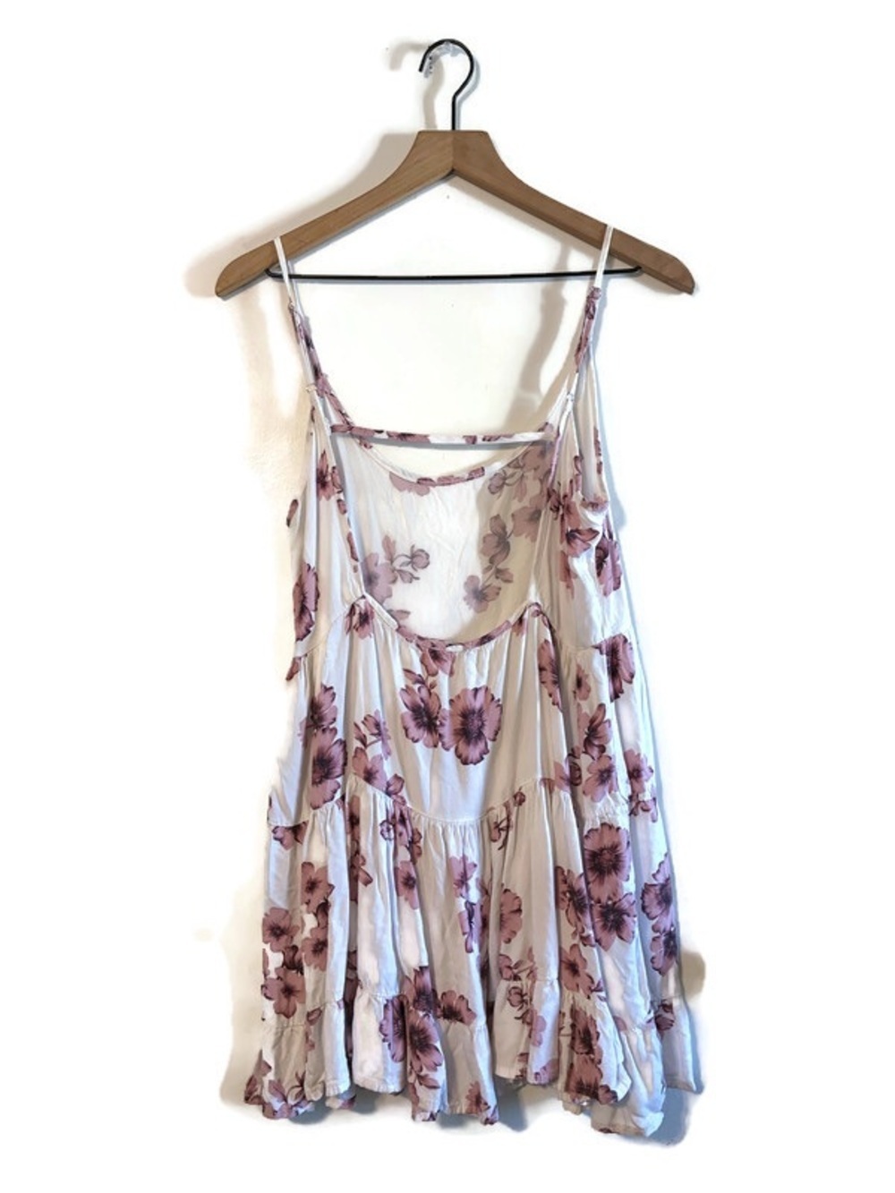 Brandy Melville Jada Cherry Blossom floral print slip dress One Size Small - Picture 3 of 5